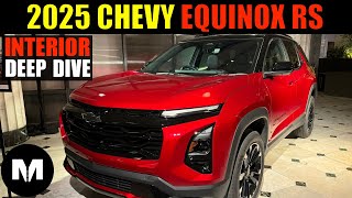 2025 Chevy Equinox RS Interior Deep Dive Tour HandsOn [upl. by Kamilah]