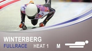 Winterberg  Mens Skeleton Heat 1 World Championships 2015  FIBT Official [upl. by Nada]