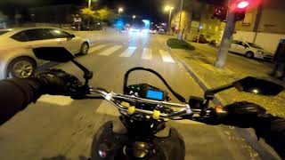 Yamaha XT660 Akrapovic Exhaust RAW sound onboard [upl. by Ytiak]