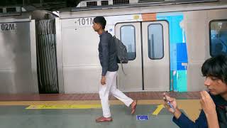 Mumbai metro Train Journey mumbai mumbaitrains mumbaimetro [upl. by Ellenwad262]