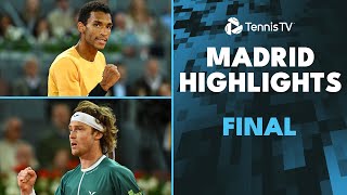 Andrey Rublev vs Felix AugerAliassime For The Title 🏆  Madrid 2024 Highlights [upl. by Erv607]