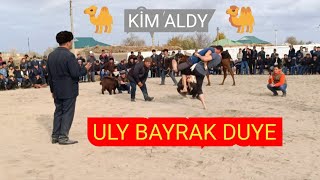 Türkmen Göreşi Daşoguz STürkmenbaşy Etrap Uly Baýrak Düye Okuz 2024 [upl. by Devaj]