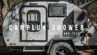 Teardrop Camper DIY shower build S2E12 [upl. by Novy30]