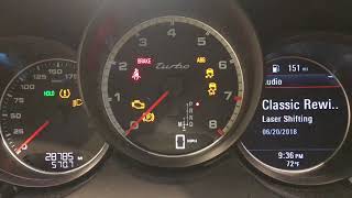 Porsche Cayenne Escort Radar Cluster DIsplay [upl. by Artaed]