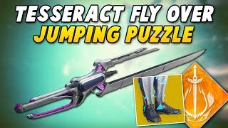 WARLOCK TESSERACT FLYING  Whisper of the Worm Jumping Puzzle Speedrun Tricks Destiny 2 [upl. by Atteniuq]