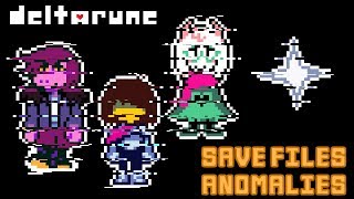 Anomalies in the Save Files  Deltarune [upl. by Saimerej]