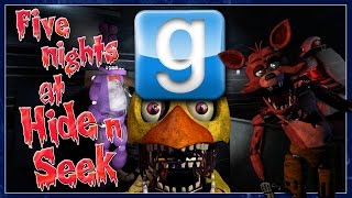 NASCONDINO CON I MOSTRI  Five Nights at Garrys Mod  FaceCam [upl. by Mihcaoj]