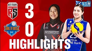 HIGHLIGHT RED SPARK VS IBK ALTOS  KOREAN VLEAGUE [upl. by Namar]