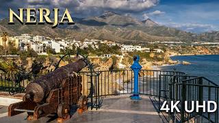 Exploring the Stunning Beaches of Nerja 4k [upl. by Morgana]