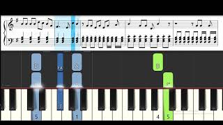 Alan Walker  Faded  PIANO TUTORIAL [upl. by Kinch]