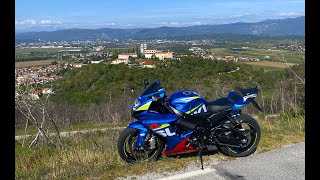 GSXR 600 on TWISTY BACKCOUNTRY roads [upl. by Llennej]