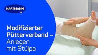 Modifizierter Pütterverband mit Stülpa Schlauchverband richtig anlegen [upl. by Aracaj645]