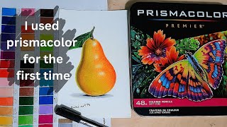 I used prismacolor for the first timeunboxing prismacolor [upl. by Ijic]