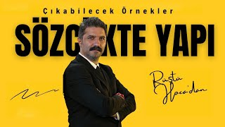 Sözcükte Yapı  Çıkabilecek Örnekler PDF  Rüştü Hoca [upl. by Ahsielat126]