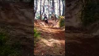 satria panto  shortvideo trabas trail [upl. by Ettenajna]