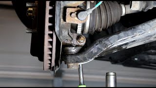 Installing Lower Ball Joint Drivers Side Testing amp Lubrication Hyundai Santa Fe 20012006 Thorough [upl. by Doane]