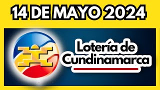 LOTERIA DE CUNDINAMARCA último sorteo del martes 14 de mayo de 2024 💫✅💰 [upl. by Putnam]