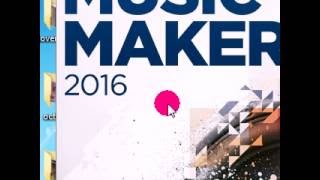 Magix Music Maker 2016 Screen overview BasicFrom Beginning [upl. by Ialokin]