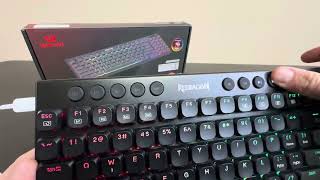 Redragon K556 RGB LED Backlit Wired Mechanical Gaming Keyboard Review [upl. by Bohner]