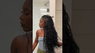 Mermaid Boho Knotless Braids  Very Full and Light Weight ft Hot Braids knotlessbraids [upl. by Eitac67]