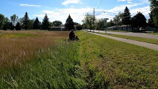 Mowing 3 Overgrown Field with 2 Scags [upl. by Maighdlin]