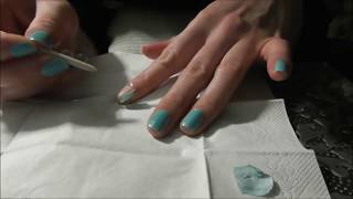 Peel off base coat  ASMR soft spoken [upl. by Tuddor720]