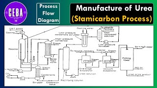 Urea Manufacture by Stamicarbon CO2 Stripping Process in Bengali [upl. by Margarida]