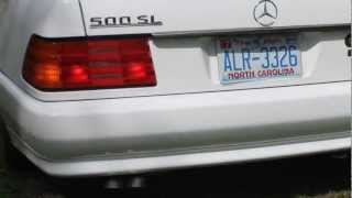 1992 MercedesBenz 500SL R129 ExhaustEngine Sound [upl. by Eniluqcaj336]