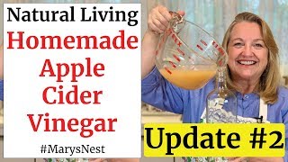 How to Make Homemade Apple Cider Vinegar with the Mother  Update 2 [upl. by Tammy]