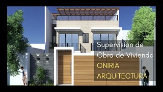 Supervisión de obra de construcción de casco de vivienda unifamiliar en La Molina [upl. by Pearson368]