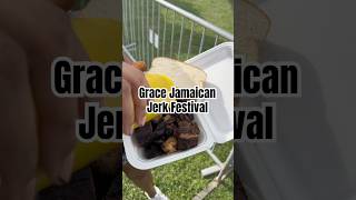 Grace Jamaican Jerk Festival recap miami foodblogger foodshorts foodie festival southflorida [upl. by Boswell]