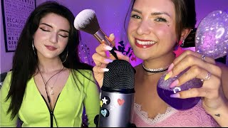 ASMR Friend Tries To Give Me Tingles ft ASMR Miss Mi [upl. by Bach]