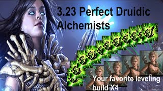 323 Perfect Druidic Alchemist mapping and build showcase [upl. by Oivaf656]