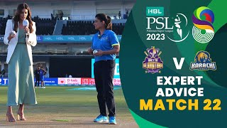 Expert Advice  Quetta Gladiators vs Karachi Kings  Match 22  HBL PSL 8  MI2T [upl. by Baoj355]