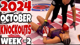 MMA amp Boxing Knockouts I October 2024 Part 2 [upl. by Nalyak]