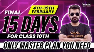 Final 15 Days for Class 10 Only Master Plan You Need  CBSE 2024 🔥 Shimon Sir [upl. by Jemmy]