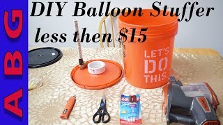 How to make a balloon stuffing machine for 15 using supplies from home depot or your hardware store [upl. by Roid]