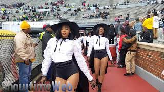 Alabama State Stingettes Marching In  Magic City Classic [upl. by Charron297]