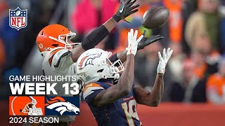 Cleveland Browns vs Denver Broncos Game Highlights  NFL 2024 Season Week 13 [upl. by Onimixam618]