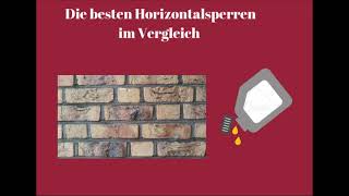 Horizontalsperre TestErfahrung 2019  die besten 5 im Horizontalsperren Vergleich [upl. by Car]