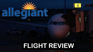 Allegiant Airbus A320 Flight Review  Knoxville TYS  Orlando SFB [upl. by Nonnaihr]