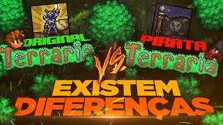 TODAS AS DIFERENÇAS ENTRE TERRARIA ORIGINAL E PIRATA [upl. by Antebi704]