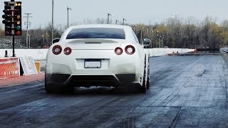 1100hp Nissan GTR  AROUND THE BLOCK [upl. by Osterhus]