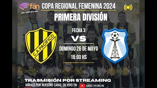 PACIFICO vs RINCON  Fecha 3  Copa Regional Femenina 2024 [upl. by Ignatius]