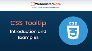 CSS Tooltips [upl. by Pirri]