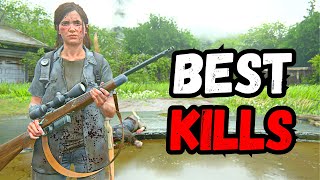 The Last of Us 2 ● Best Kills Compilation GROUNDED [upl. by Enileve]