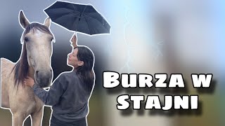 BALIŚMY SIĘ ŻE NIE WYTRZYMA 😩⚠️  BURZA 🌩️ [upl. by Arleen]