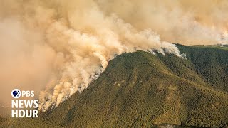 How massive wildfires in the West spread harmful particles across North America [upl. by Wenda438]