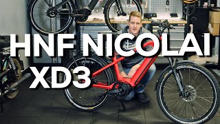 HNF Nicolai XD3 All Terrain eBike Gates Carbon Modell 2022 [upl. by Anitsrihc472]