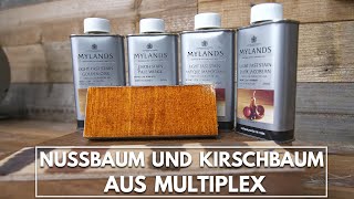 Holz Beizen 2  Farben mischen für den richtigen Farbton amp Fragen aus Teil 1 beantwortet [upl. by Arikat671]